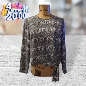 Talbots blouse with side tie size SP